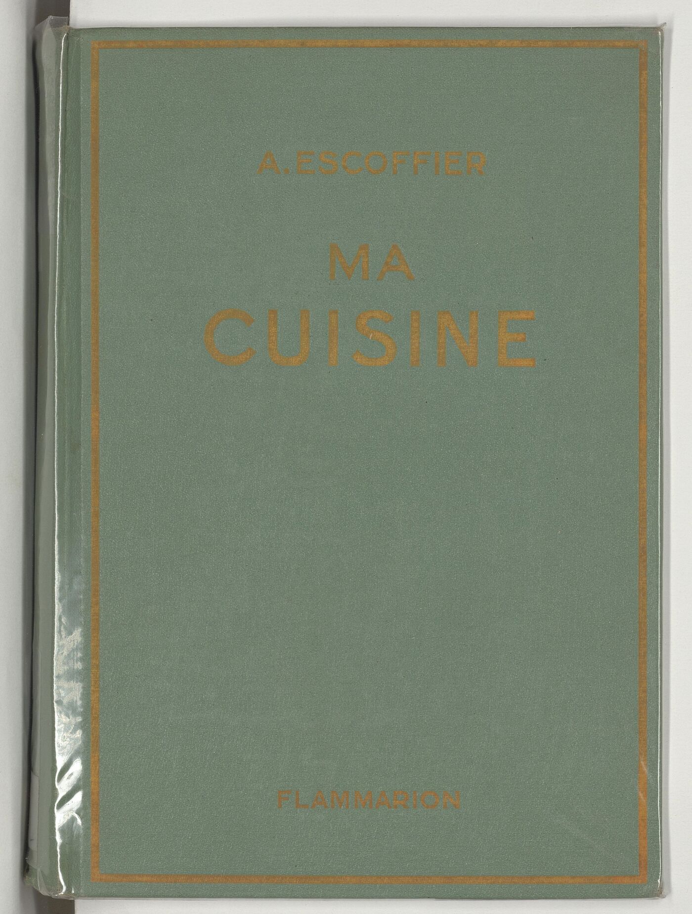 Ma cuisine 1934 原書封面